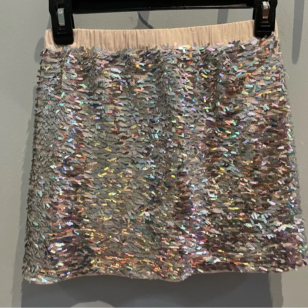 Crewcuts girls Iridescent Sequin Mini Skirt nwt - Picture 3 of 5
